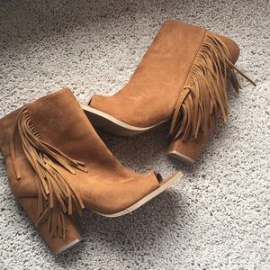Target DV fringe heels